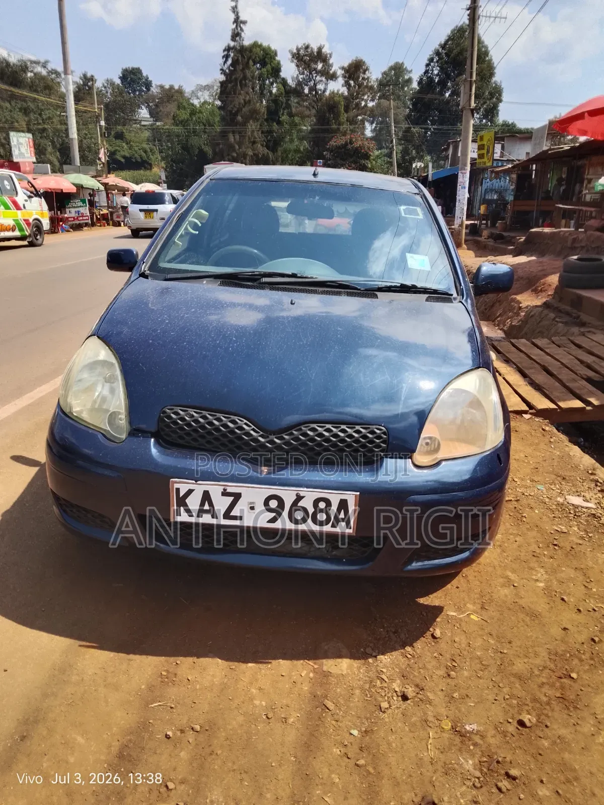 Toyota Vitz 1.0 FWD 5dr 2000 Blue