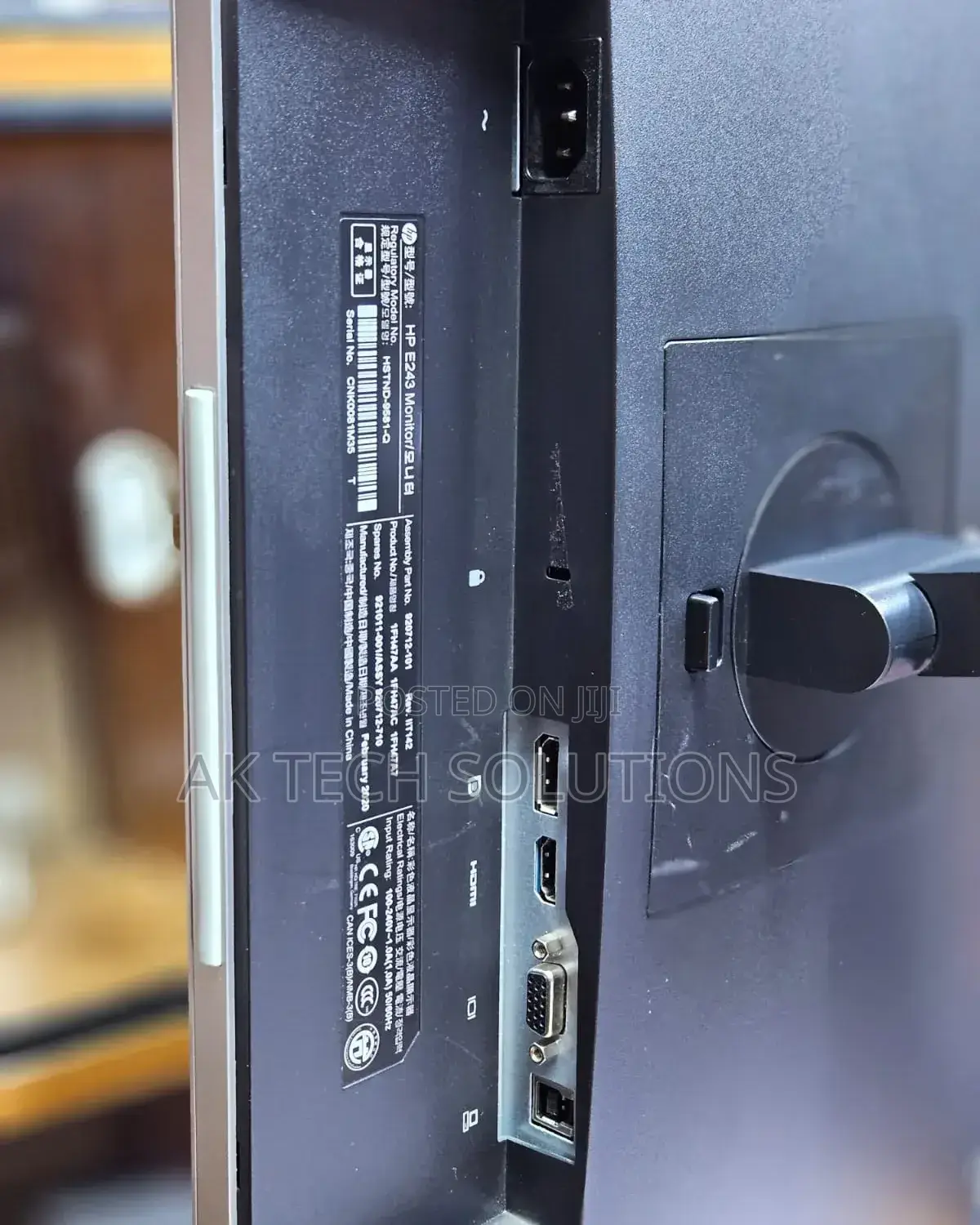 HP 24inch Monitor Model: E243 1080p FHD
