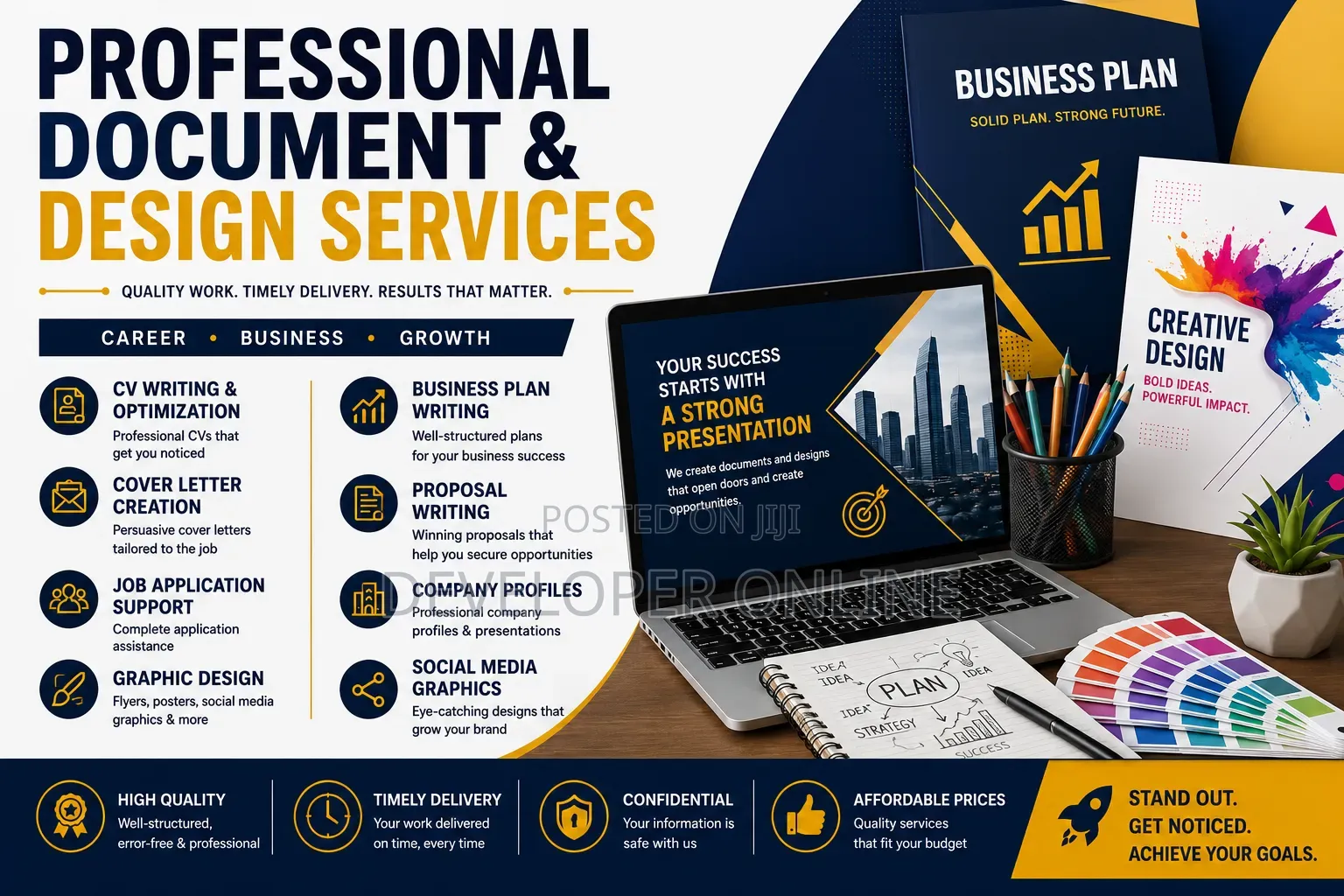 Professional CVs, Graphics, Business Plans & Proposal Writing