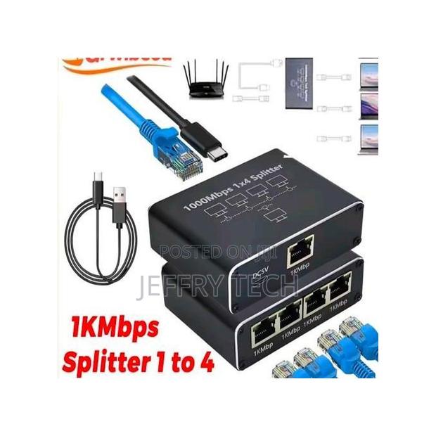 4 Ports RJ 45 Network Splitter - main view