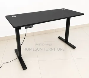 1.4m Electric Height Adjustable Standing Office Desk – Black