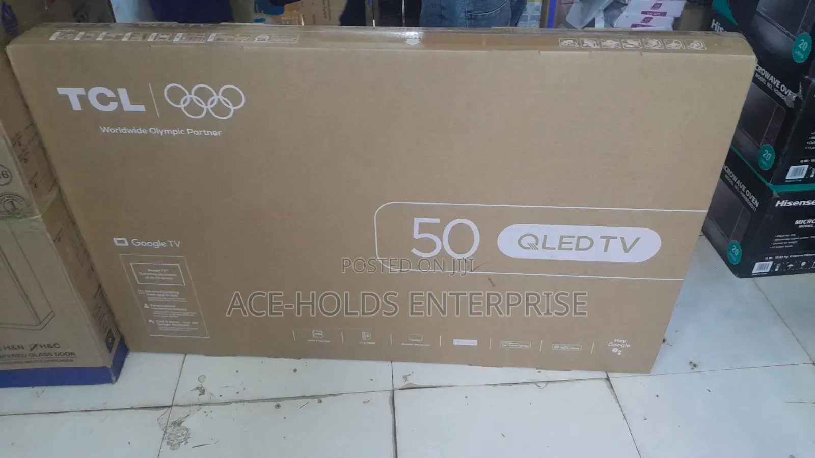 TCL 50" Smart Google TV – T6d/T6c Qled Uhd
