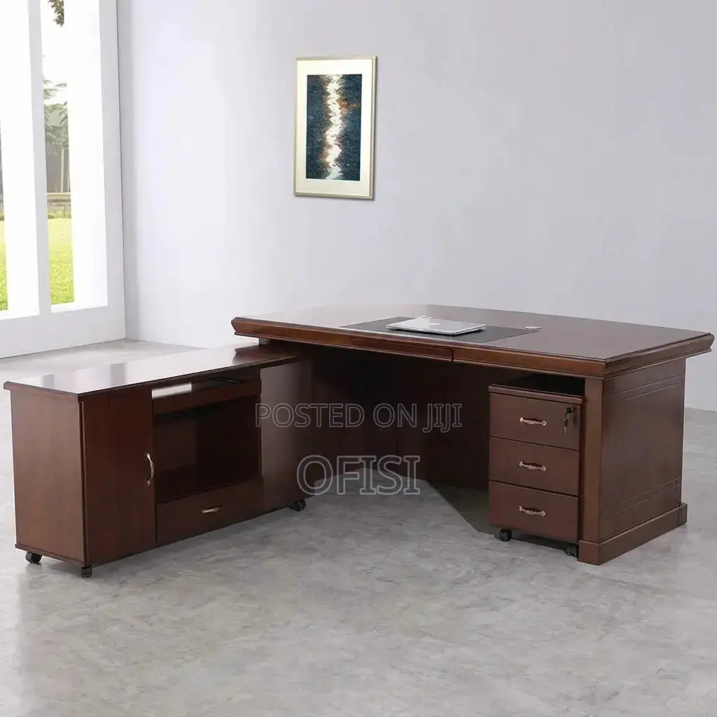 Office Desk; 1.8M Mahogany Executive Office Table