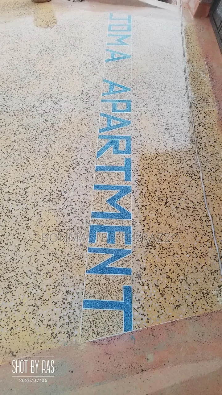 Blue Mark Terrazzo 1