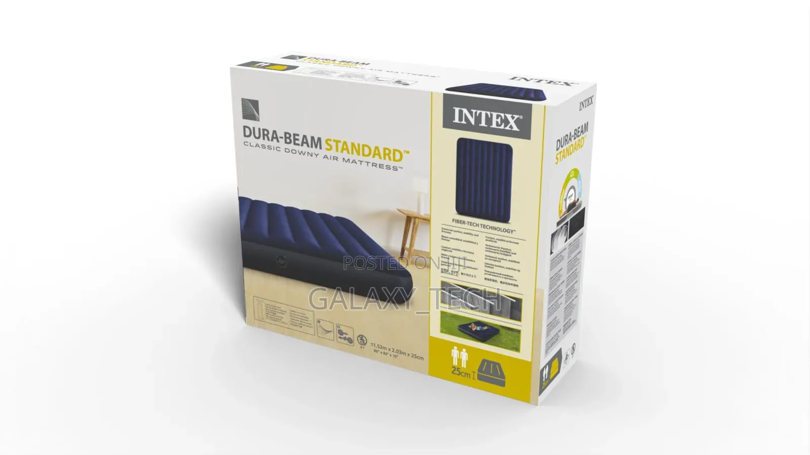 4*6 Intex Inflatable Matress + Free Pump