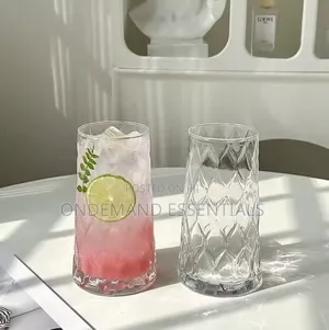 6pcs Diamond Rhobus Multifunctional Glass Cups