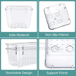 25pcs Set Drawer Organizers Non Slip Stackable Design