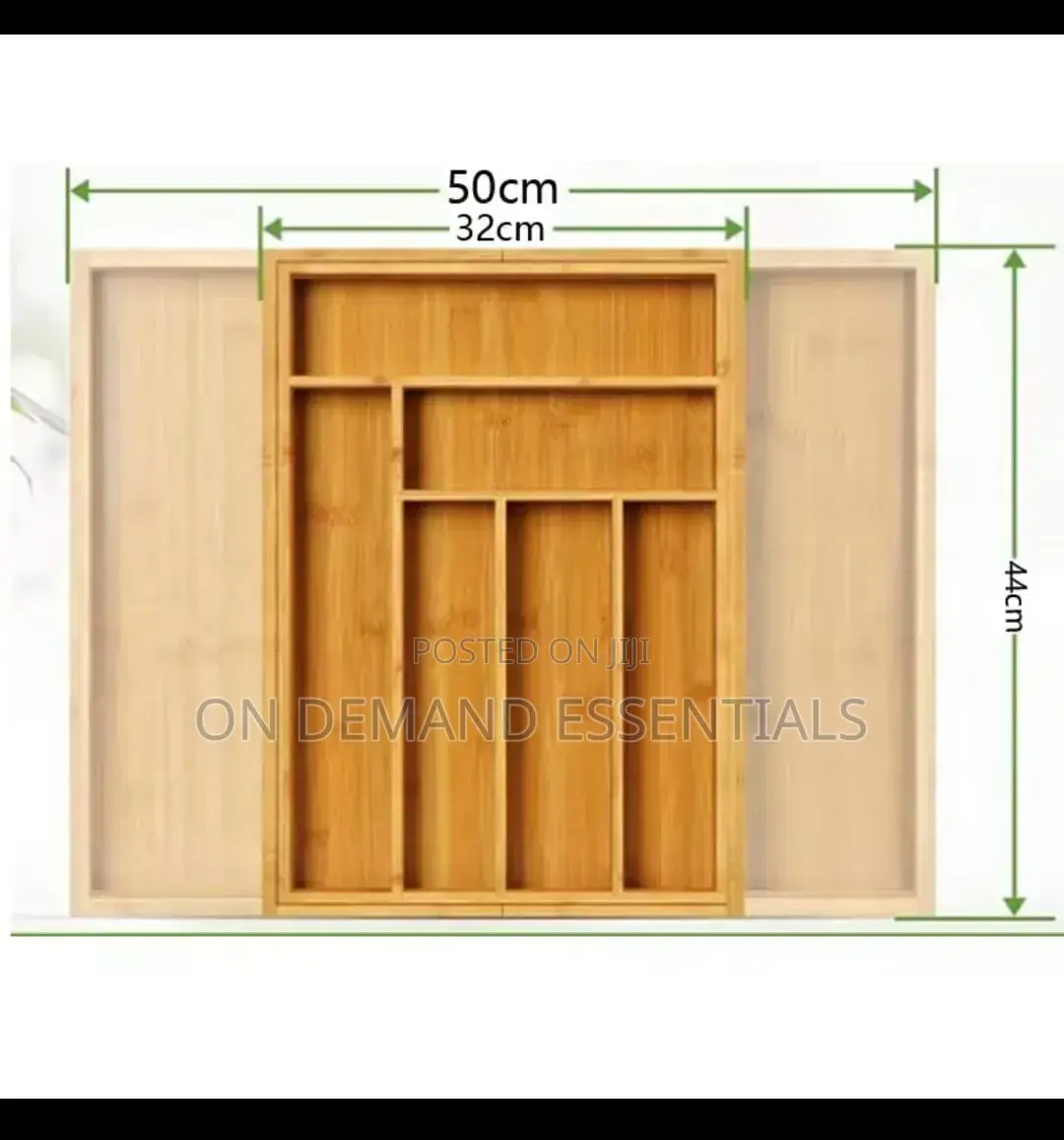 Multifunctional Bamboo Drawer Organizer