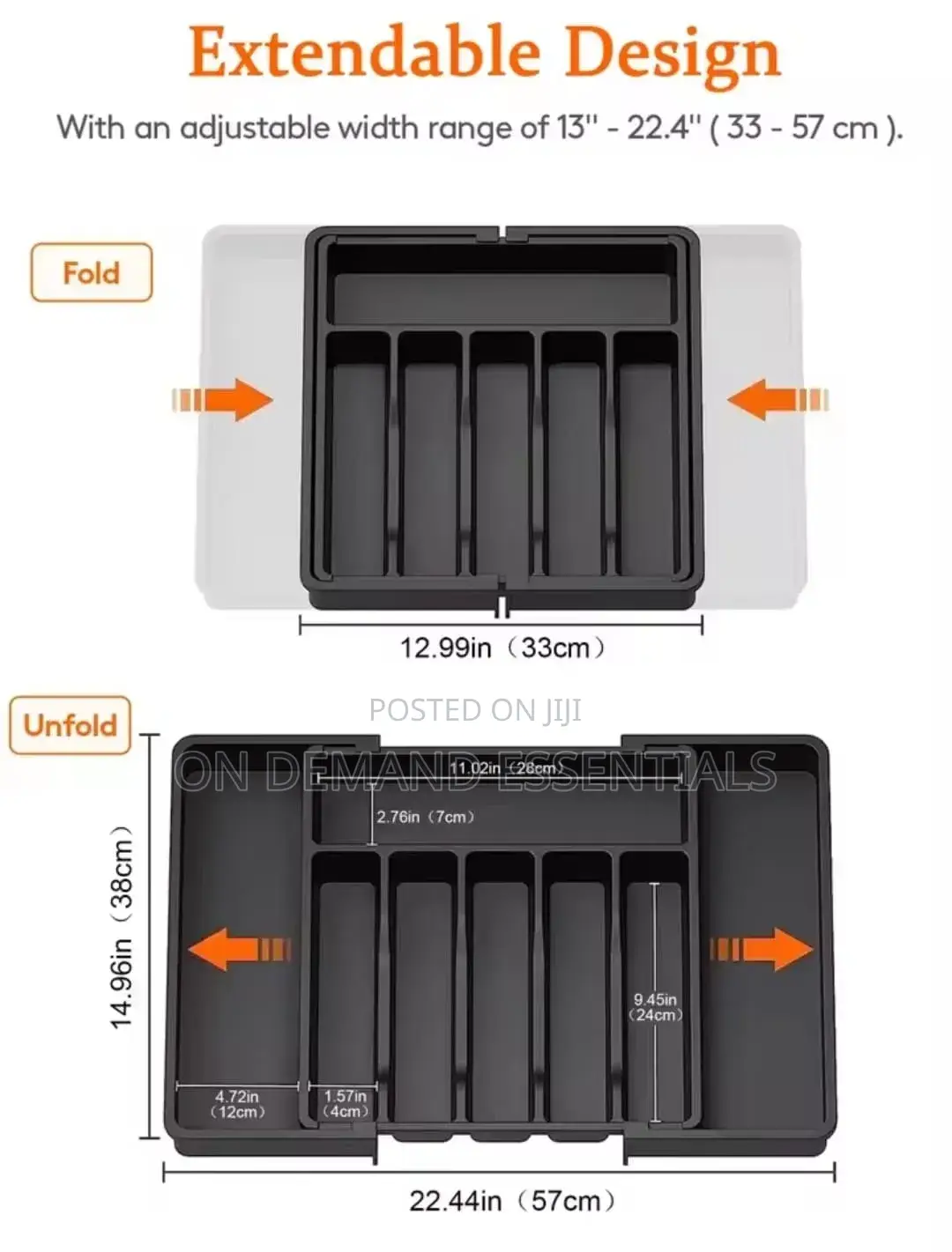 Expandable Cutlery Drawer Organizer BPA Free