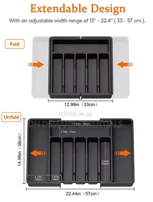 Expandable Cutlery Drawer Organizer BPA Free