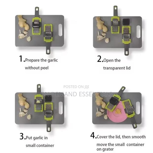 Multifunctional Manual Garlic Crusher Vegetable Cutter - thumbnail 5