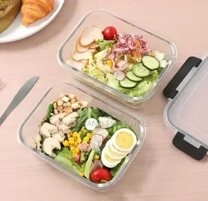 1pc Large-Capacity Glass Food Storage Container