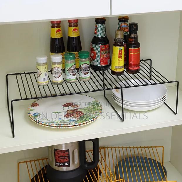 Expandable Shelf Raiser Multipurpose Organiser Flexible to Use - thumbnail 2