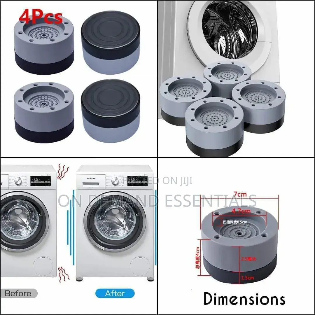 4pcs Universal Shock Noise Cancelling Anti-Vibration Pads