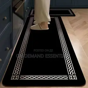 2pc Rubber Bottom Anti-Slip Kitchen Mats