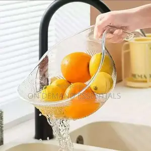 Acrylic Rice Washing Bowl/ Colander/Rice Drainer