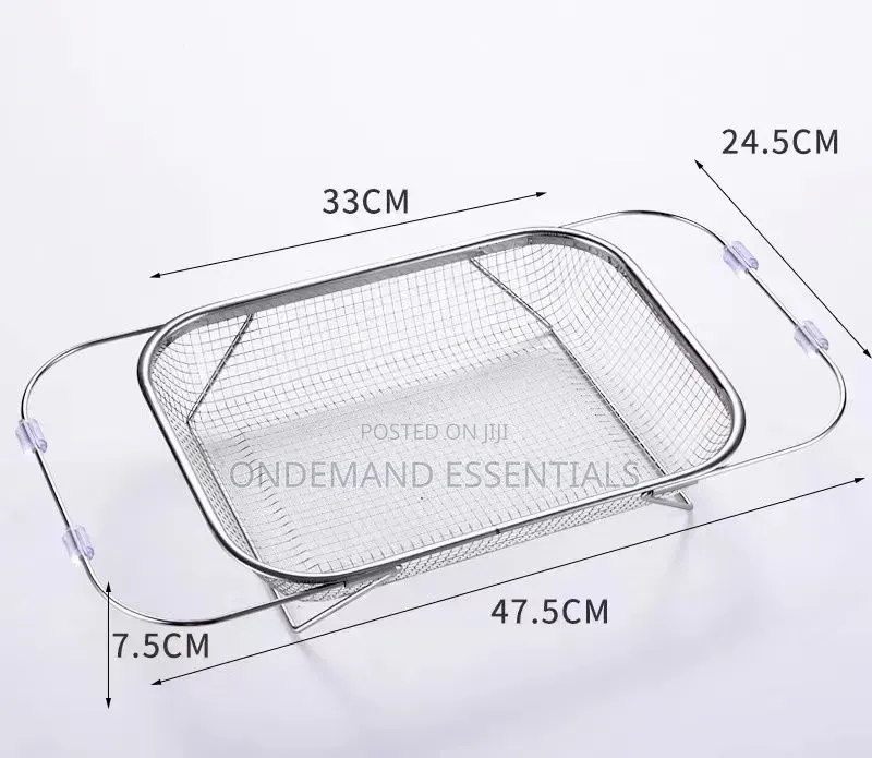 Stainless Steel Expandable Over-the-Sink Colander