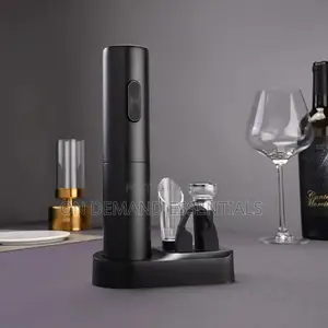 Electric Wine Opener Set With Stand