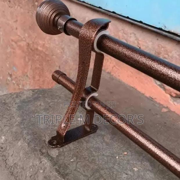 Powder Coated Juakali Curtains Rods