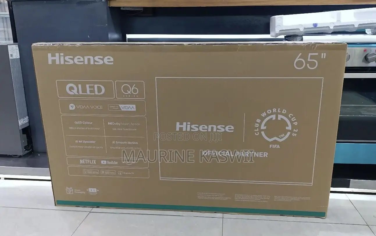 Hisense Qled 65” Inch Smart 65 Q6qken