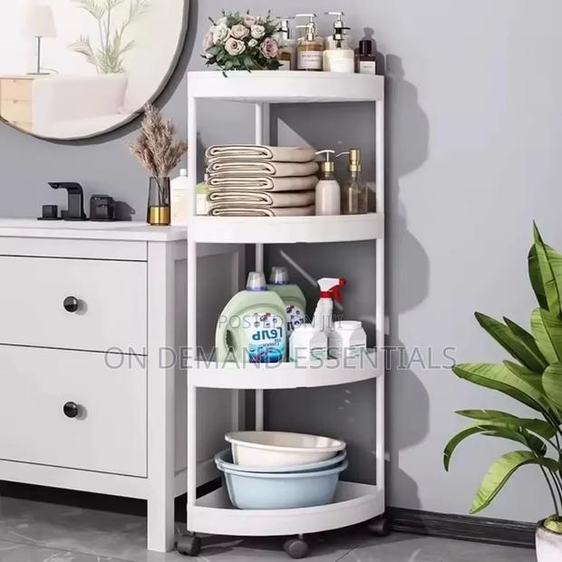 4 Tiers Corner Storage Rack Multi-Functional - thumbnail 7