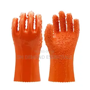 A Pair of Hard Silicone Latex Studded Gloves