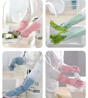 Long Silicon Waterproof Kitchen/Household Gloves