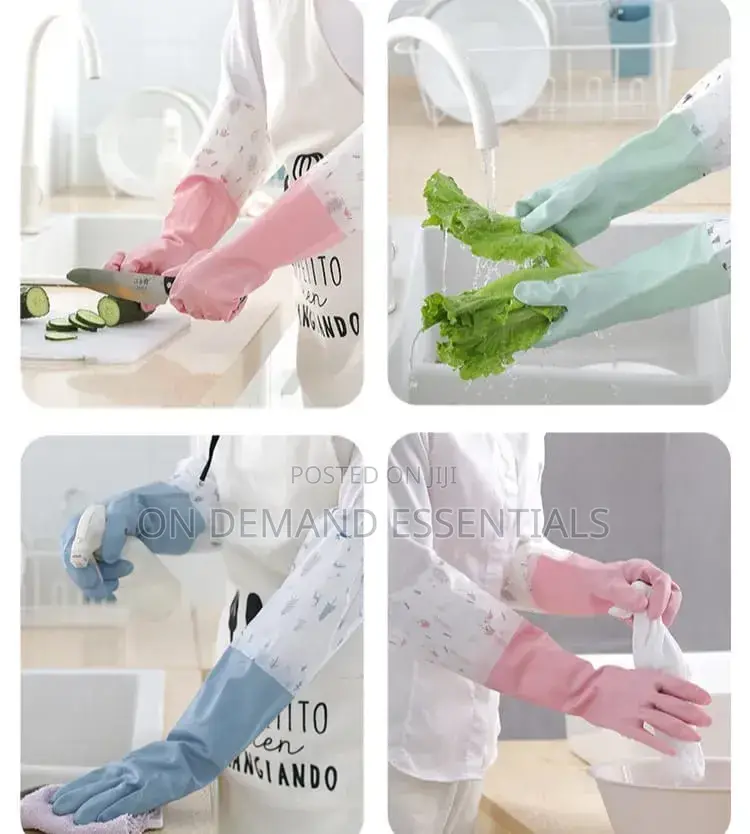 Long Silicon Waterproof Kitchen/Household Gloves