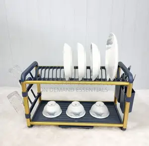 Premium Quality 2Tier Aluminium Dish Drainer