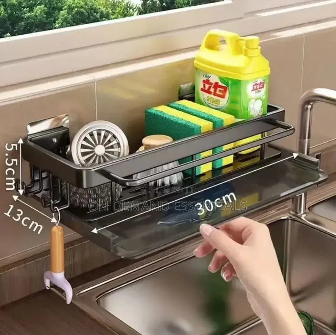 Aluminum Kitchen Bathroom Storage Rack