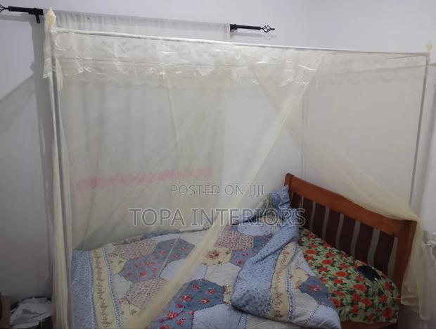 Durable Easy to Fix Bedroom Mosquito Net With Stands - thumbnail 2