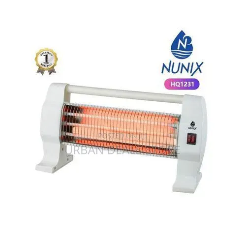 Nunix Electric Portable Quartz Room Heater – 3 Heat Control