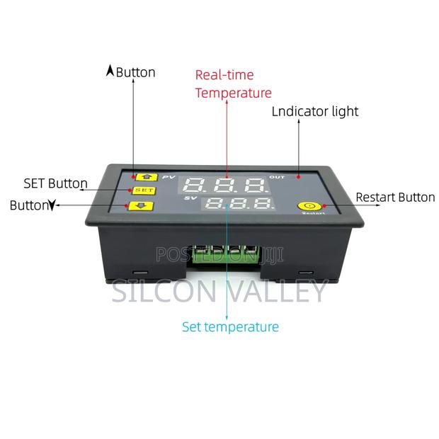 W3230 Digital Temperature Controller 12V 24V 220V Thermostat Regulator - thumbnail 2