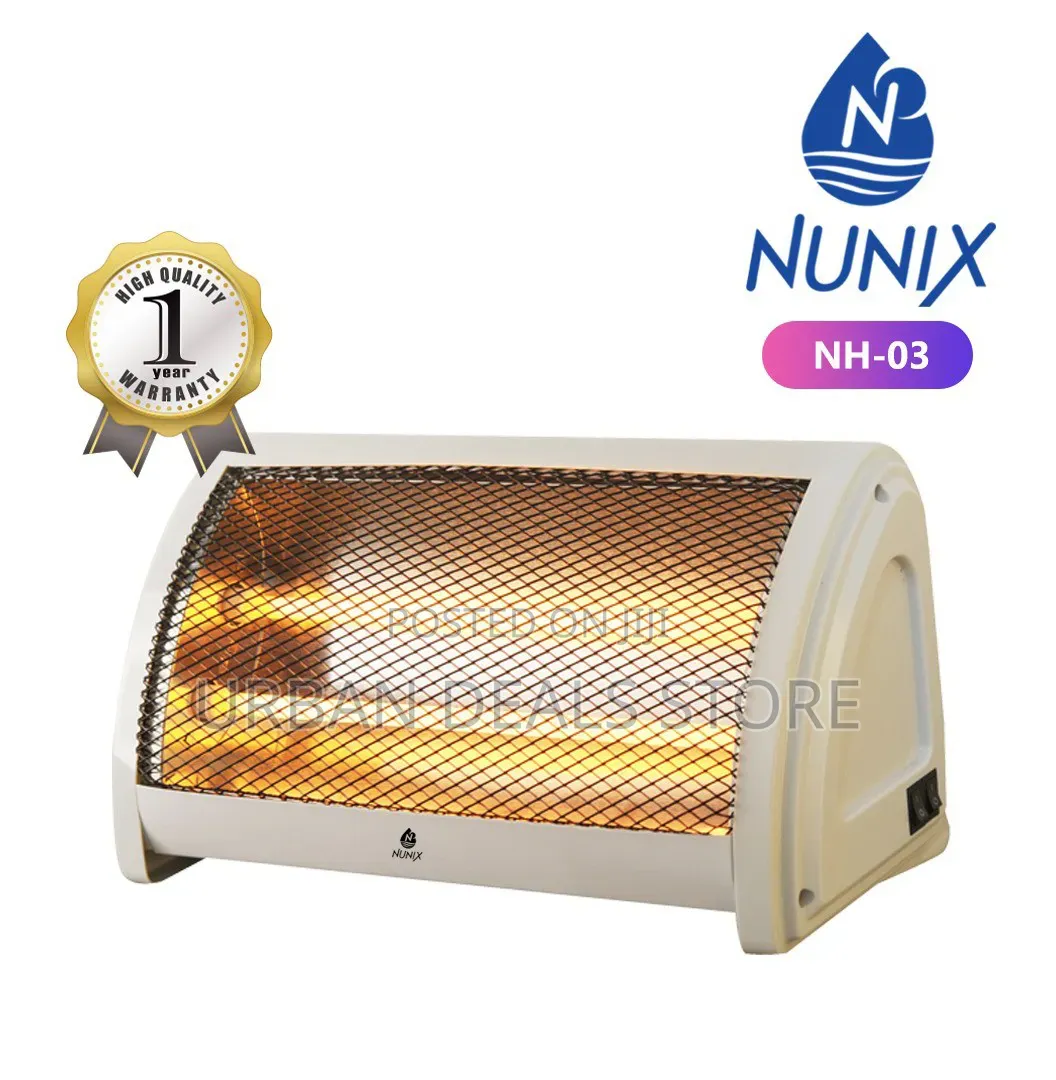 Nunix Electric Portable Quartz Room Heater With Heat Control
