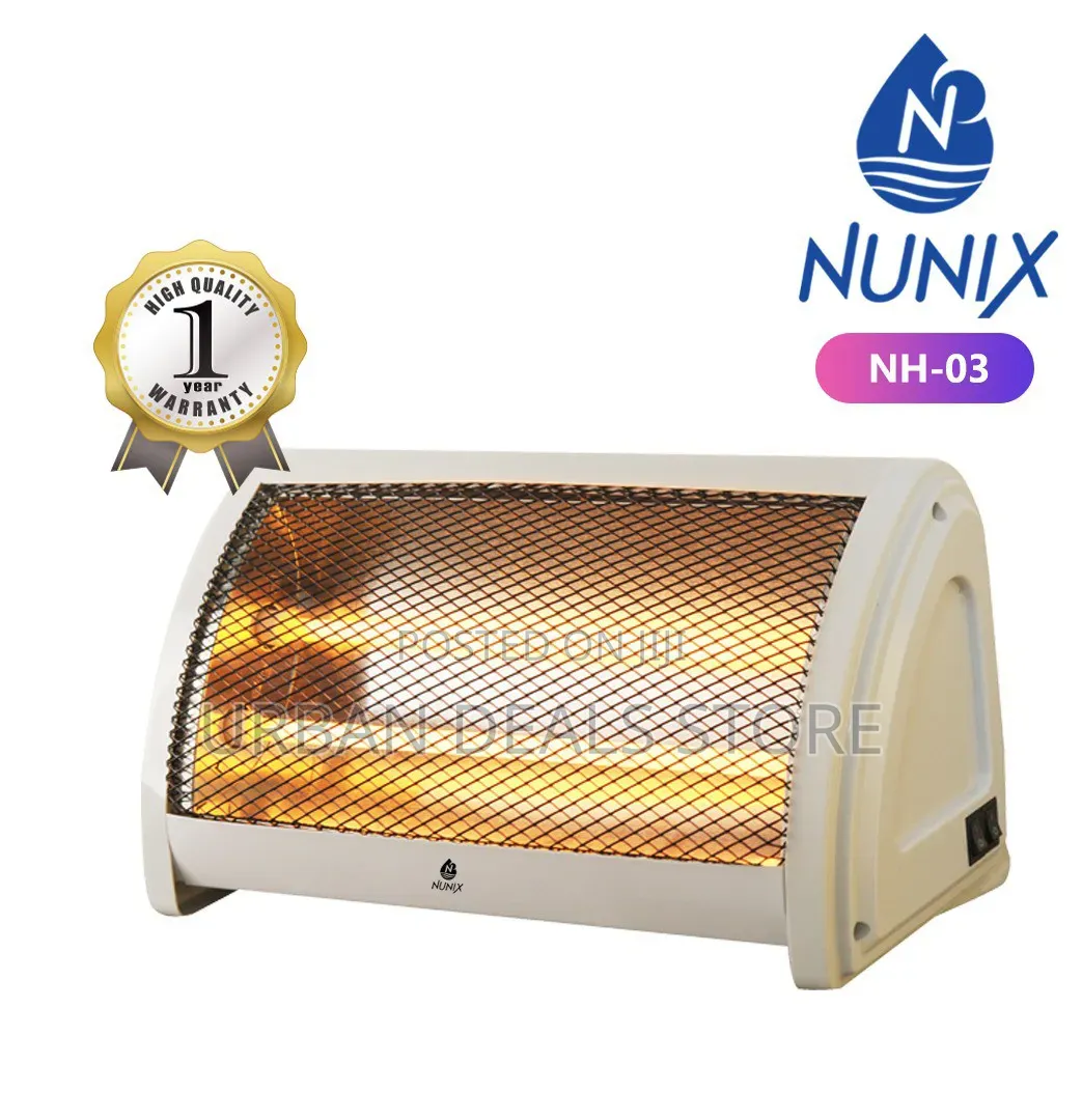 Nunix Electric Portable Quartz Room Heater With Heat Control