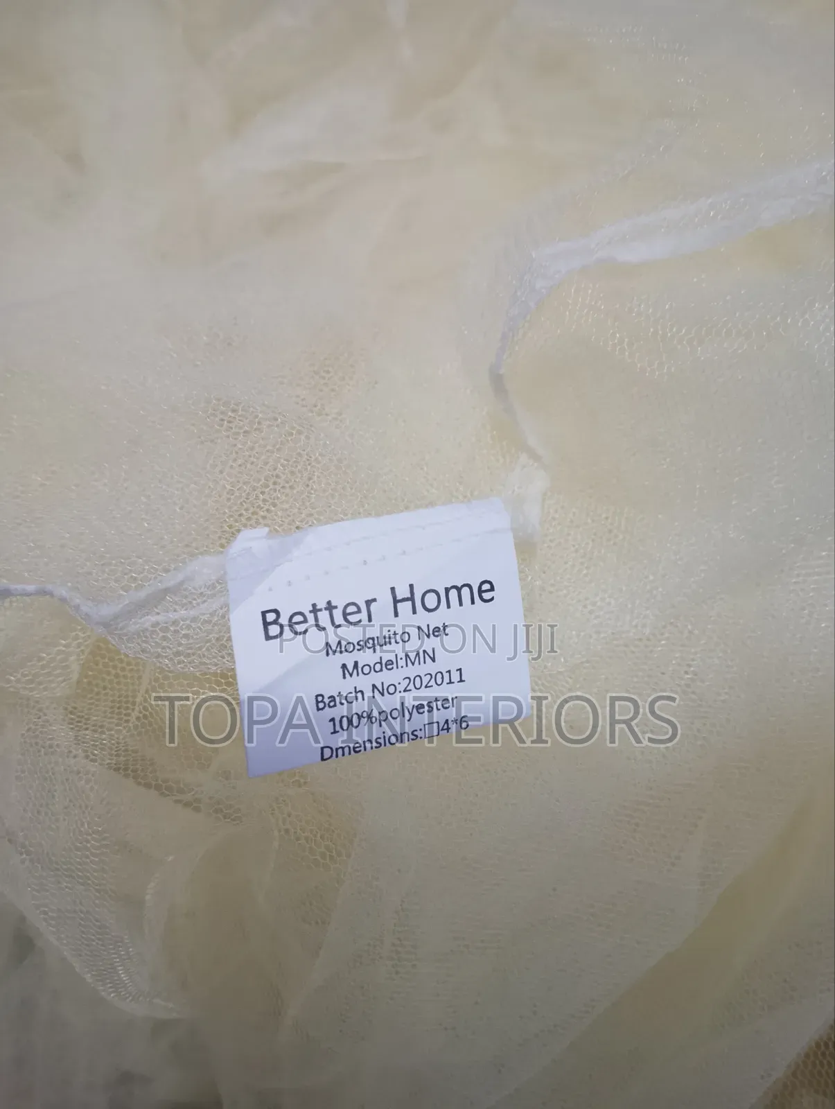 Better Home Polyester Mosquito Net Mesh Curtains
