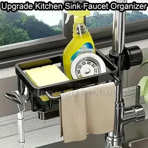Aluminum Kitchen Bathroom Sink Organizer