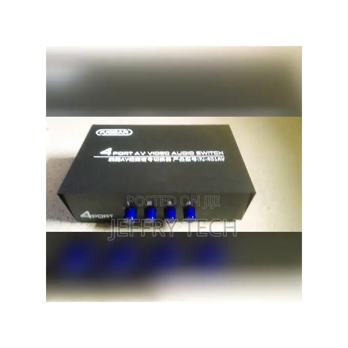 AV Audio-Video Selector 4 Input 1output