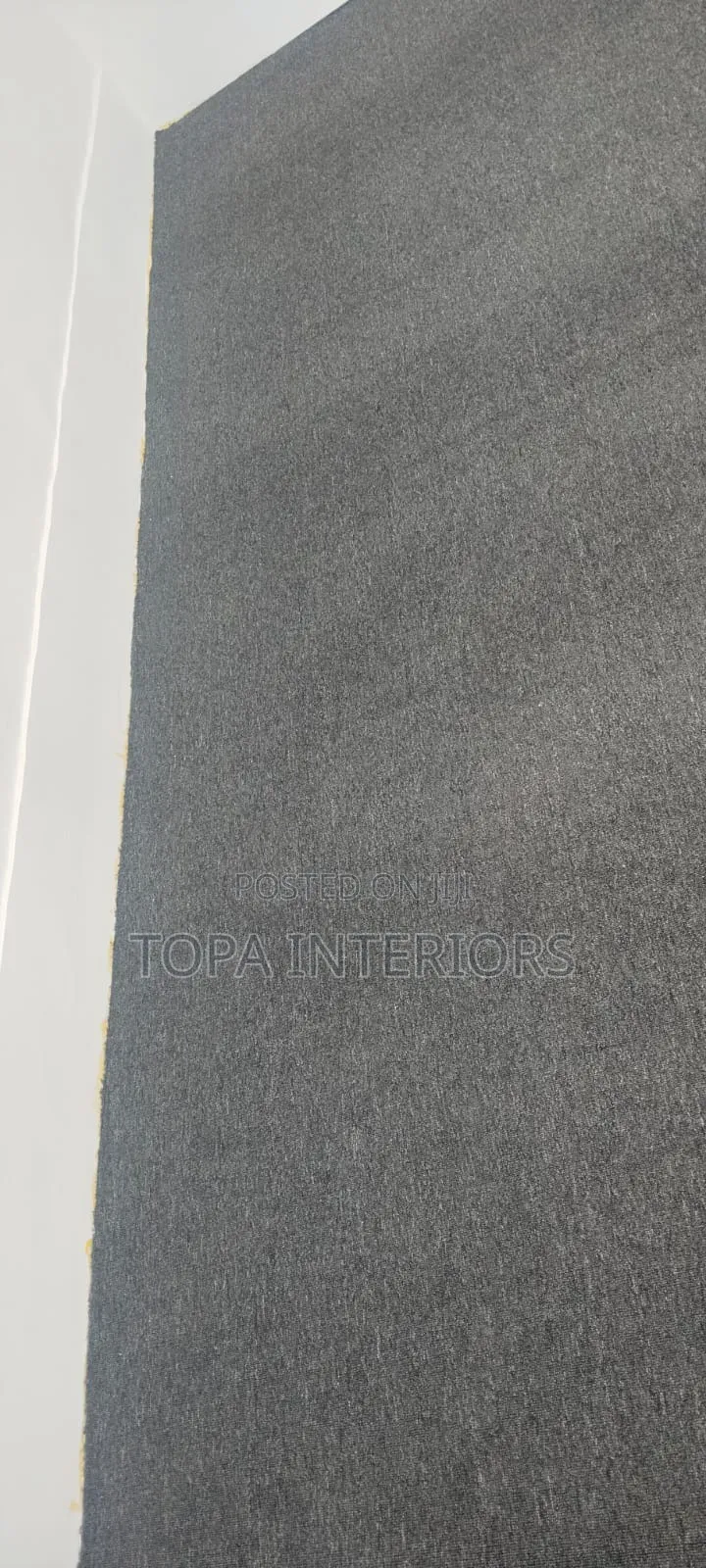 Dark Grey Delta 4mm Thick Easy to Clean Wall to Wall Floor Carpets