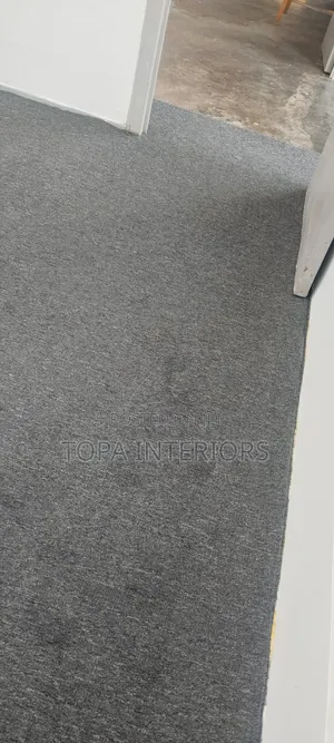 Dark Grey Delta 4mm Thick Easy to Clean Wall to Wall Floor Carpets