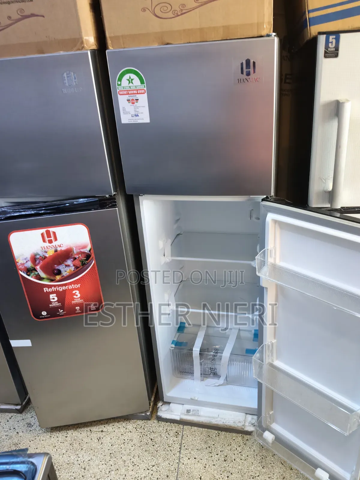 Brand New Hanmac Double Doors Fridge