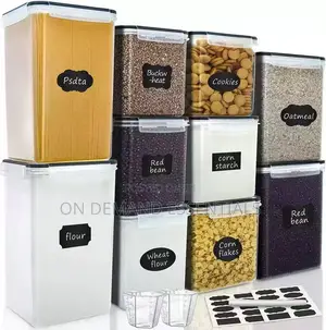 10pcs Food / Cereals Storage Containers