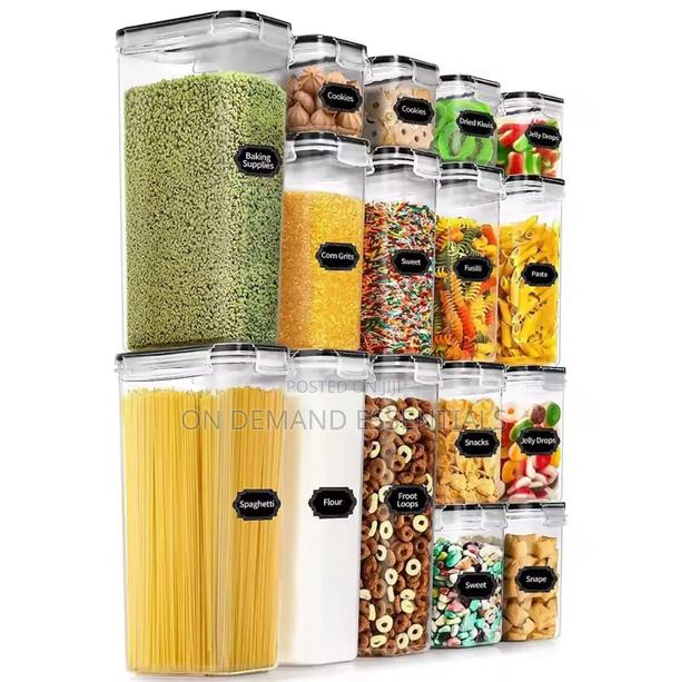 16pcs Food/Pantry Storage Containers - main view