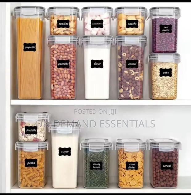 16pcs Food/Pantry Storage Containers - thumbnail 2