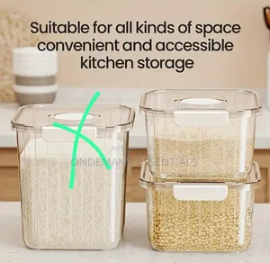 Acrylic Big Size Cereal Container
Clear With Airtight Lid