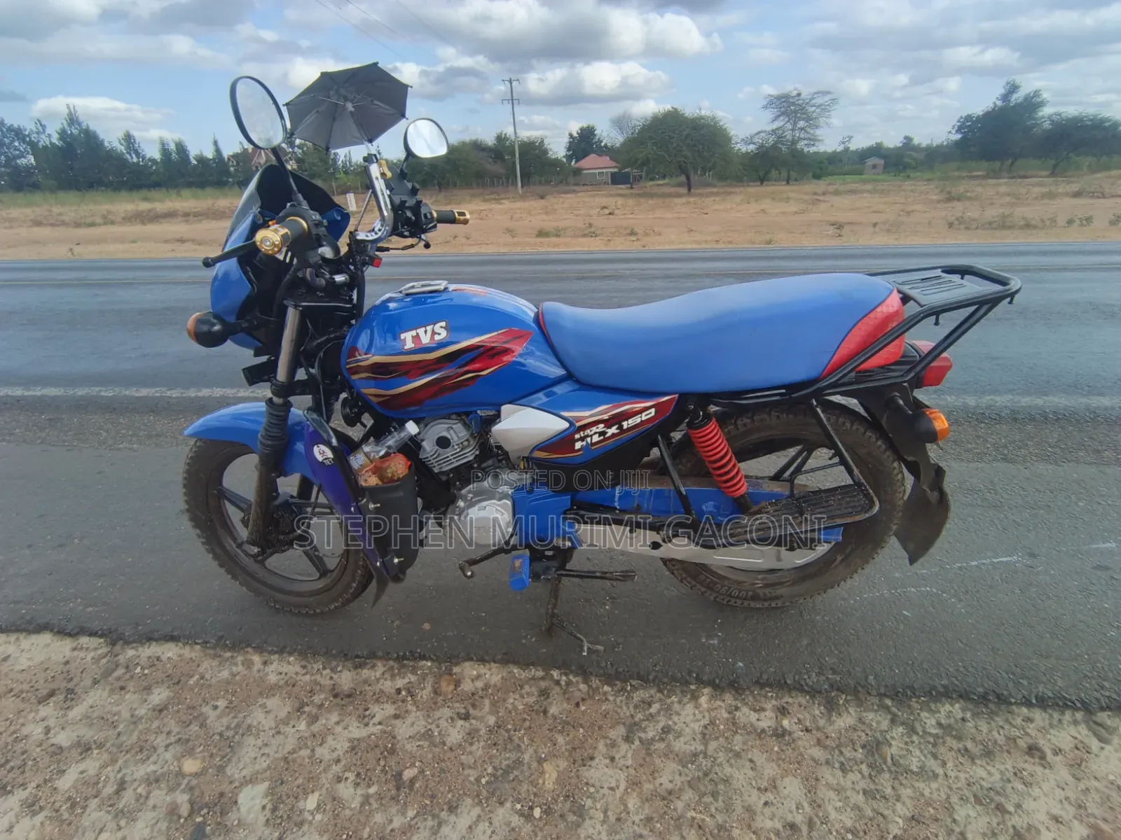 TVS HLX Plus ES 2019 Blue