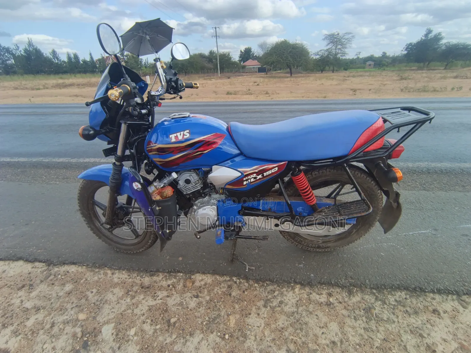 TVS HLX Plus ES 2019 Blue