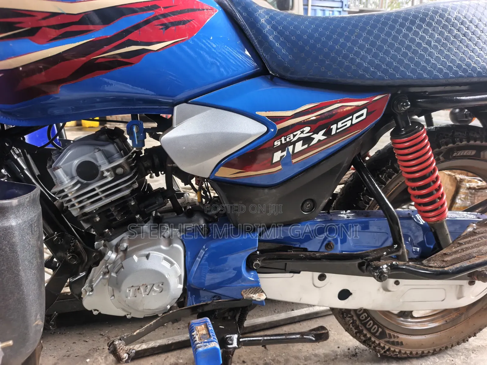 TVS HLX Plus ES 2019 Blue