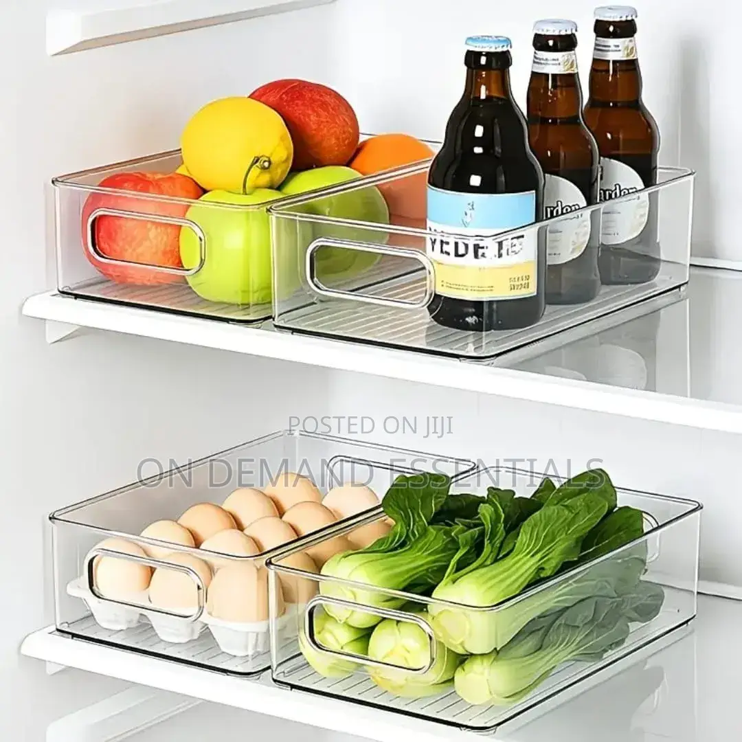 1pc Acrylic Fridge/Multipurpose Organizer
 Stackable
 Medium Size