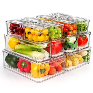 14pcs Stackable Fridge Storage Organizers